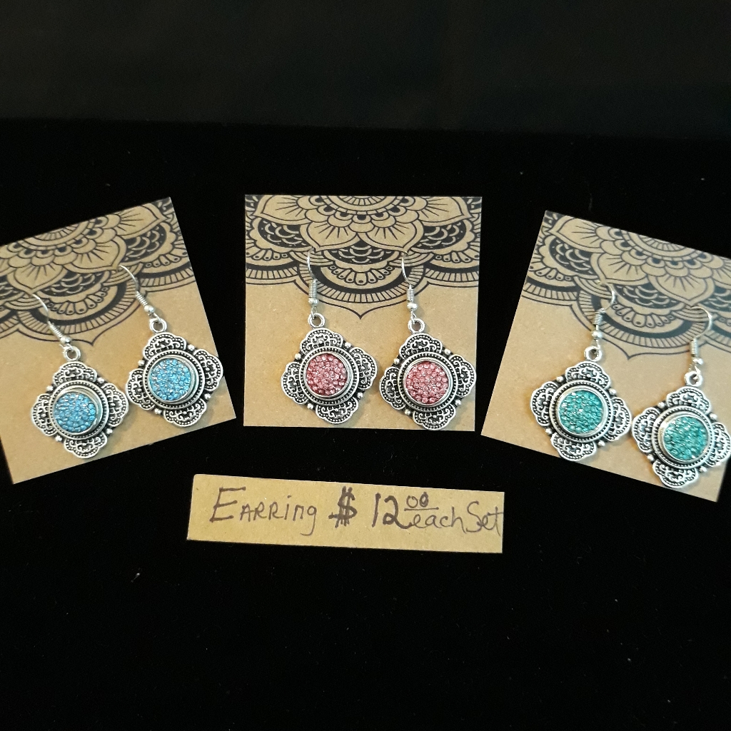 Snap Button Earrings